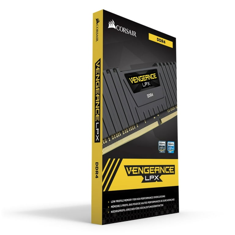 Buy the Corsair VENGEANCE LPX 16GB DDR4 Desktop RAM Kit - Black 2x 8GB -  ( CMK16GX4M2E3200C16 ) online 