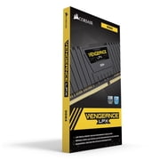 Corsair Vengeance LPX 16GB (2x8GB) DDR4 DRAM 3200MHz C16 Memory Kit - Black Kit - 16 GB (2 x 8GB) - DDR4-3200/PC4-25600 DDR4 SDRAM - 3200 MHz - CL16 - 1.35 V - Non-ECC - Unbuffered - 288-pin - DIMM...