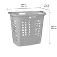 thumbnail image 4 of Sterilite Ultra™ 70.5L Easy Carry Hamper - Soft Silver, 4 of 6