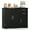 Black, variant on Gymax 40'' Sideboard Buffet Cabinet Modern Kitchen Storage Organizer w/ 2 Drawers Black