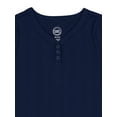 thumbnail image 4 of Wonder Nation Girls Short Sleeve Henley Knit Top, Sizes 4-18 & Plus, 4 of 4
