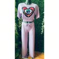 thumbnail image 3 of Conjunto De Ojo Turco Blusa Y Pantalón Acampanado Color Lila Talla Unitalla Marca Emil SaEs, 3 of 4