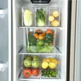 thumbnail image 2 of Caja de almacenamiento transparente para refrigerador de mascotas, práctico organizador estilo cajón para almacenamiento en frío, conservación de alimentos, 2 of 5