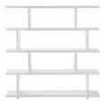 thumbnail image 2 of Moe's Home Collection Miri Contemporary Wood Large Shelf in White, 2 of 4