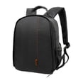 thumbnail image 1 of Mochila para cámara SLR, estuche de viaje, mochila para fotografía, bolso de hombro, 9,8 x 6 x 13,3 pulgadas negro naranja, 1 of 8