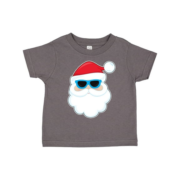 Inktastic Santa Head with Sunglasses Boys or Girls Toddler T-Shirt