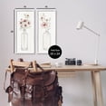 thumbnail image 3 of Pink Blooms Bouquet Arrangement Botanical & Floral Graphic Art White Framed Art Print Wall Art, Set of 2, 3 of 8