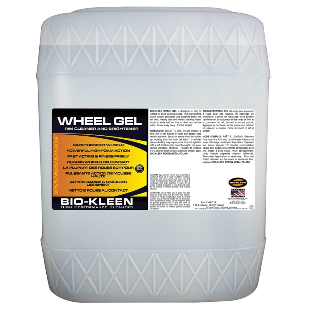 BioKleen M04715 Wheel Gel Rim and Tire Cleaner 5 Gallon