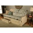 thumbnail image 2 of Kodiak Furniture Lexington Storage Futon in Weathered White w/ Cream Mattress, 2 of 5