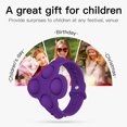 thumbnail image 2 of Kids Push Bubble Sensory Flower Pulsera de descompresión usable (púrpura) Tmvgtek Nuevos Originales, 2 of 8