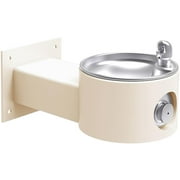 Elkay Outdoor Fountain Wall Mount, Non-Filtered Non-Refrigerated, Beige
