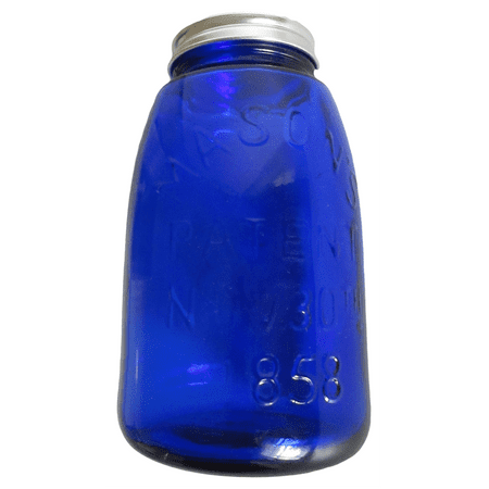 - Cobalt Blue Glass Mason's Jar