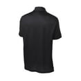 thumbnail image 6 of SPORT-TEK Men's PosiCharge Active Textured Colorblock Polo XL Black/Grey, 6 of 6