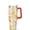 Red-7, variant on Dragon Fruit Print 40oz Tumbler with Handle and Straw – Tropical Insulated Stainless Steel Travel Mug – Summer Fun Juice & Smoothie Cup