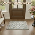 thumbnail image 7 of SIXHOME 2'x3' Floral Area Rug, Washable Non-Slip Traditional Carpet, Soft Botanical Accent Rug for Entryway Kitchen Bedroom, Sage Green, 7 of 7