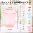 thumbnail image 2 of 80 Pieces 12 Oz Plastic Neon Cups for Party, Colored Glow in The Dark Cups, Colorful Plastic Glowing Party Tumbler for Drinks Cocktails Weddings Birthdays (Orange, Pink, Green, Blue), 2 of 7