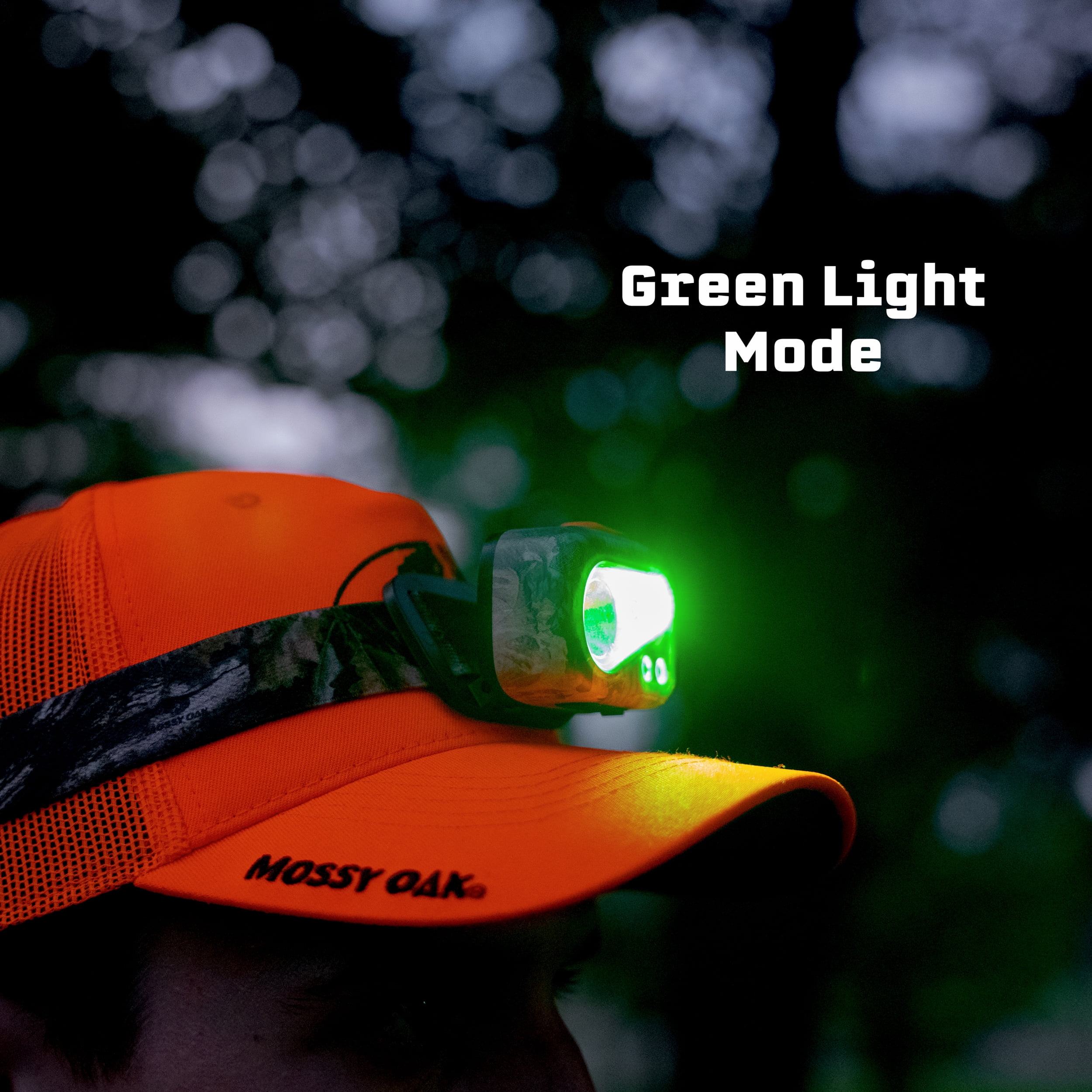 Mossy Oak Ultimate Sportsman Headlamp, Rechargeable, 350 Lumens with Motion Sensor, Camouflage, Unisex