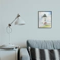 thumbnail image 2 of Stupell Industries Nobska Point Lighthouse Cliffside Coastal Architecture Black Framed, 11 x 14, Design by Melissa Hyatt LLC, 2 of 7