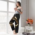 thumbnail image 5 of Salouo Golden Lips Modern Sculpture Print Women's Pajama Pants Casual Loose Sweatpants PJs Flowy Pants Drawstring Palazzo for Women Wide Leg Pants Lounge Pajama -Medium, 5 of 8