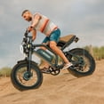 thumbnail image 2 of 20"×4.0 Fat Tire Electric Mountain Bike for Adults, 1500W Peak Dual Motor, 48V 15Ah Removable Battery, UL2849 Certified Off-Road E-Bike, 2 of 7