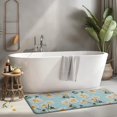 thumbnail image 2 of Lightblue Daisy Flower Yellow Centers Pattern Kitchen Rug Mat,Kitchen Runner Rugs Non Skid Washable,Decorative Kitchen Floor Mats for Kitchen,Sink,Laundry,17"x47.2", 2 of 7