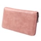 thumbnail image 2 of Cartera larga mujer Nikou bloqueo NFC RFID tarjetero piel sintética correa de transporte rosa, 2 of 15