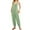Mint Green, variant on Womens Overalls Women's Sleeveless Overalls Jumpsuit Casual Solid Summer Wide Leg Bib Pants Bottons Jumpsuit Romper with Button Pockets Jumpsuits for Women Dressy Grey