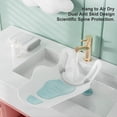 thumbnail image 4 of Baño de Bebé Cuna de Baño de Plástico Plegable de Superficie Lisa sin Rebabas 318 x 51cm Multifunción Portátil Limpia Aclara Baño de Bebé para Encimera Fregadero ANGGREK Otros, 4 of 8