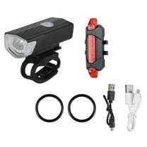 Worgeous Led Bike Wheel Lights Bike Light Set Waterproof 1Set