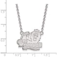 thumbnail image 2 of Sterling Silver S. Rh-P Logoart Old Dominion University Large Pendant With Necklace (18 X 23) Made In United States ss012odu-18, 2 of 5
