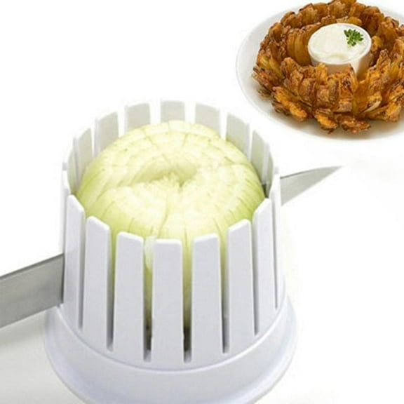 Onion Blossom Maker Set, All-in-One Blooming Set with Core Cutter, Durable, Reusable Meal Prep Accessory, Make Restaurant Style Fried Onion Blossoms