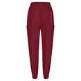 thumbnail image 5 of TMOYZQ Scrubs for Women Set V-Neck Top Drawstring Jogger Scrub Pants Stretch Nursing Scrubs Set Uniform with Large Pockets, 5 of 9