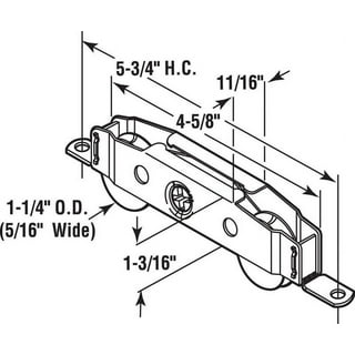 PGT Style Glass Patio Door Mortise Lock and Keeper Assembly