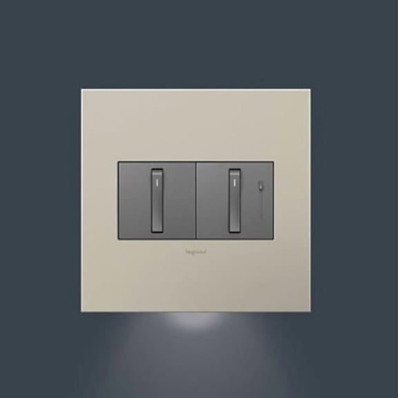 Legrand Adorne Nightlight Accessory for 2-Gang Wall Plate - AAAL2G2