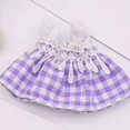 thumbnail image 3 of Mini ropa de felpa para muñecas, accesorios para traje, Kpop, Exo, Labubu, V1, V2, Idol, falda de gasa con lazo rosa, ropa de regalo, 3 of 5