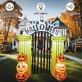 thumbnail image 5 of 8FT Halloween Inflatable Archway: Spooky Pumpkin Blow Up Decor with LED Lights - Outdoor Halloween Party Decorations for Yard Lawn Garden Porch, 5 of 6