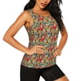 thumbnail image 2 of Fotbe Funny Owl Bird Womens Loose Fit Casual Flowy Slim-Fit Tank Tops Athletic Round Neck Trendy Sleeveless Summer Tops for Gym and Yoga-XX-Large, 2 of 9