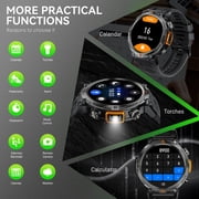 EIGIIS Smartwatch for Men, KE3, Black