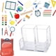 thumbnail image 3 of Portalápices De Acrílico Transparente, Portalápices Transparente De Escritorio Cuidadosamente Organizado Para útiles Escolares, 3 of 7