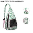 thumbnail image 4 of Cartoon Llama Pattern Shoulder Bag - Funny Alpaca Print Sling Backpack for Daily Use (Adorable Animal Design, Water-Resistant Crossbody Daypack), 4 of 4