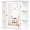 White, variant on Topbuy Wall Mount Storage Cabinet Mirrored Doors Bathroom White Mini Cupboard