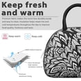 thumbnail image 3 of Sac à Lunch Ethnique Nordique – Sac Thermique Réutilisable pour Femmes & Pique-Niques, 3 of 4