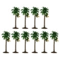 thumbnail image 3 of KLKCMS 10X Model Trees Tree Coconut Palm Park Rainforest Scenery Dioramas H 6cm, 3 of 9