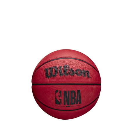 Wilson NBA DRV Outdoor Mini Basketball  Red
