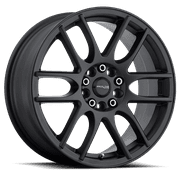 Raceline 141B-Mystique 17" Cast Aluminum Wheel, MYSTIQUE BLACK 17X7.5 5X100/5X114.3 +40mm Fits select: 2012-2016 HONDA CIVIC LX, 2020-2023 TOYOTA COROLLA LE