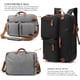 thumbnail image 2 of Mochila Convertible, Bolso Bandolera, Funda para Portátil, Maletín de Negocios, Mochila de Viaje Multifuncional para Portátil de 17,3 Pulgadas para Hombres/mujeres (Gris), 2 of 7