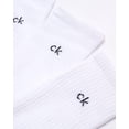 thumbnail image 3 of Calvin Klein Men's 6 Pair Athletic Crew Socks, Size Shoe Size: 7-12, Pure White, 3 of 7