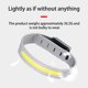 thumbnail image 4 of Xihbxyly Juego de Luces para Correr, Luz Ultraligera para Ciclismo Al Aire Libre, Recargable Por Usb, 3 Modos Ajustables, Impermeable, Resistente Al Sudor, Ideal para Correr de Noche, Ideal para Entu, 4 of 7