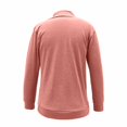 thumbnail image 4 of CONZONE Mens Pullover Sweatshirts Long Sleeve Sweatshirt for Men Trendy Plus Size Quarter Zip Stand Collar Fall Hoodie Sweatshirt, 4 of 5