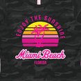 thumbnail image 4 of Inktastic Summer Enjoy the Sunshine Miami Beach Florida in Pink Women's T-Shirt, 4 of 5
